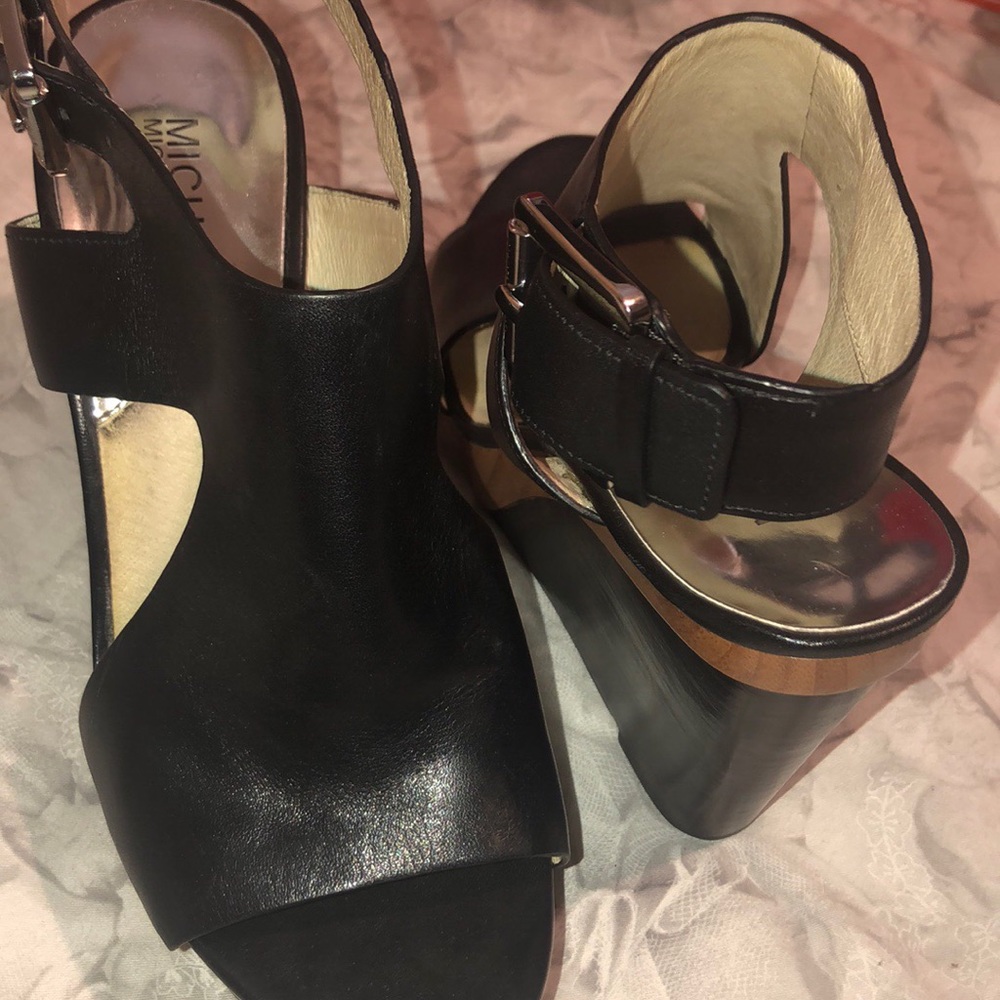 Michael kors black heels